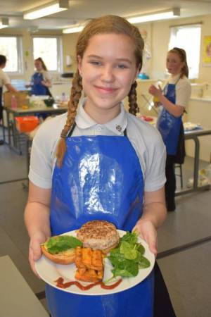 Young Chef Part 2 – March 8, 2018: Year Seven students serve up some delicious treats in the annual Ilminster Rotary Club’s Young Chef competition at Swanmead School in Ilminster. Photo 13