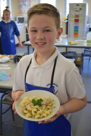 Young Chef Part 2 – March 8, 2018: Year Seven students serve up some delicious treats in the annual Ilminster Rotary Club’s Young Chef competition at Swanmead School in Ilminster. Photo 14