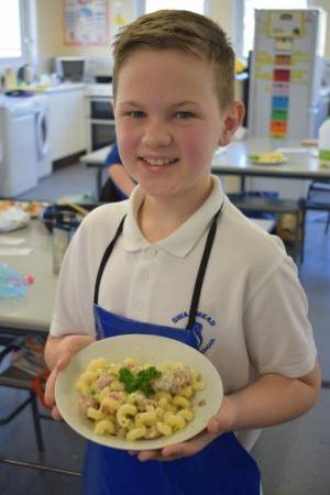 Young Chef Part 2 – March 8, 2018: Year Seven students serve up some delicious treats in the annual Ilminster Rotary Club’s Young Chef competition at Swanmead School in Ilminster. Photo 15