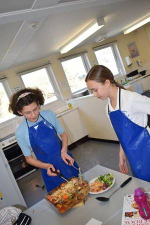 Young Chef Part 2 – March 8, 2018: Year Seven students serve up some delicious treats in the annual Ilminster Rotary Club’s Young Chef competition at Swanmead School in Ilminster. Photo 16