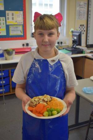 Young Chef Part 2 – March 8, 2018: Year Seven students serve up some delicious treats in the annual Ilminster Rotary Club’s Young Chef competition at Swanmead School in Ilminster. Photo 2