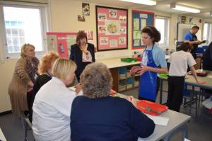 Young Chef Part 2 – March 8, 2018: Year Seven students serve up some delicious treats in the annual Ilminster Rotary Club’s Young Chef competition at Swanmead School in Ilminster. Photo 21