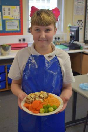 Young Chef Part 2 – March 8, 2018: Year Seven students serve up some delicious treats in the annual Ilminster Rotary Club’s Young Chef competition at Swanmead School in Ilminster. Photo 3
