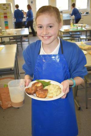 Young Chef Part 3 – March 8, 2018: Year Eight students serve up some delicious treats in the annual Ilminster Rotary Club’s Young Chef competition at Swanmead School in Ilminster. Photo 13
