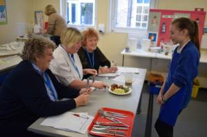 Young Chef Part 3 – March 8, 2018: Year Eight students serve up some delicious treats in the annual Ilminster Rotary Club’s Young Chef competition at Swanmead School in Ilminster. Photo 14