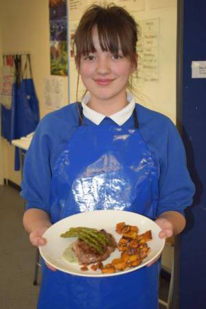 Young Chef Part 3 – March 8, 2018: Year Eight students serve up some delicious treats in the annual Ilminster Rotary Club’s Young Chef competition at Swanmead School in Ilminster. Photo 19