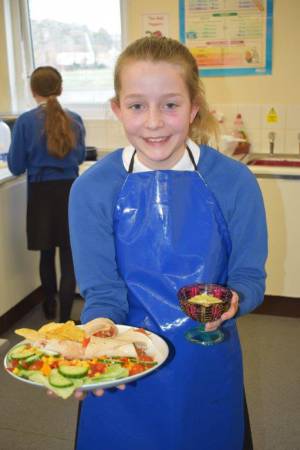Young Chef Part 3 – March 8, 2018: Year Eight students serve up some delicious treats in the annual Ilminster Rotary Club’s Young Chef competition at Swanmead School in Ilminster. Photo 21