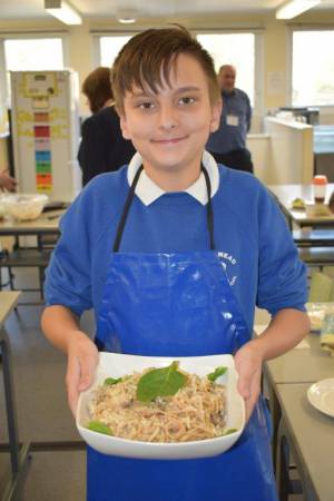 Young Chef Part 3 – March 8, 2018: Year Eight students serve up some delicious treats in the annual Ilminster Rotary Club’s Young Chef competition at Swanmead School in Ilminster. Photo 24