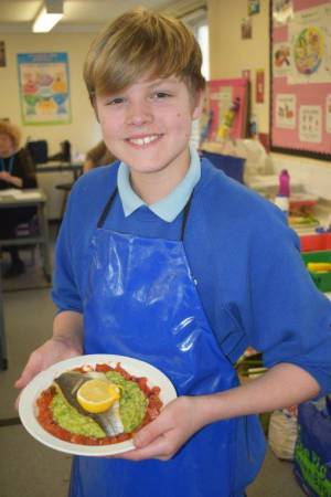 Young Chef Part 3 – March 8, 2018: Year Eight students serve up some delicious treats in the annual Ilminster Rotary Club’s Young Chef competition at Swanmead School in Ilminster. Photo 26