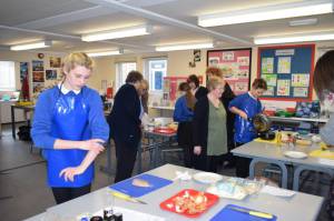 Young Chef Part 3 – March 8, 2018: Year Eight students serve up some delicious treats in the annual Ilminster Rotary Club’s Young Chef competition at Swanmead School in Ilminster. Photo 6