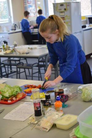 Young Chef Part 3 – March 8, 2018: Year Eight students serve up some delicious treats in the annual Ilminster Rotary Club’s Young Chef competition at Swanmead School in Ilminster. Photo 8