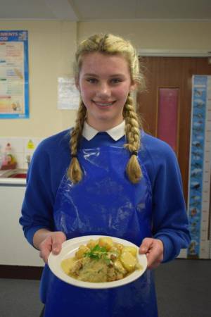 Young Chef Part 4 – March 8, 2018: Year Eight students serve up some delicious treats in the annual Ilminster Rotary Club’s Young Chef competition at Swanmead School in Ilminster. Photo 2