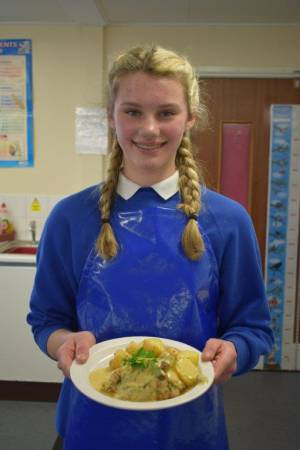 Young Chef Part 4 – March 8, 2018: Year Eight students serve up some delicious treats in the annual Ilminster Rotary Club’s Young Chef competition at Swanmead School in Ilminster. Photo 3