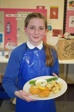 Young Chef Part 4 – March 8, 2018: Year Eight students serve up some delicious treats in the annual Ilminster Rotary Club’s Young Chef competition at Swanmead School in Ilminster. Photo 4