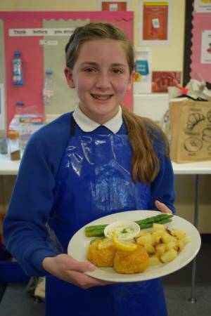 Young Chef Part 4 – March 8, 2018: Year Eight students serve up some delicious treats in the annual Ilminster Rotary Club’s Young Chef competition at Swanmead School in Ilminster. Photo 5
