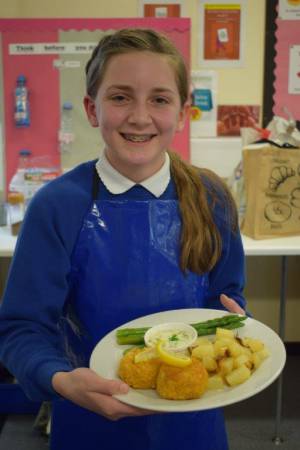 Young Chef Part 4 – March 8, 2018: Year Eight students serve up some delicious treats in the annual Ilminster Rotary Club’s Young Chef competition at Swanmead School in Ilminster. Photo 6