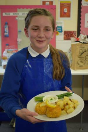 Young Chef Part 4 – March 8, 2018: Year Eight students serve up some delicious treats in the annual Ilminster Rotary Club’s Young Chef competition at Swanmead School in Ilminster. Photo 7