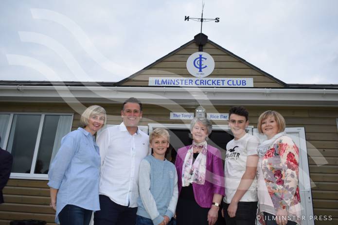 CRICKET: Tony Rice Bar is given an official opening