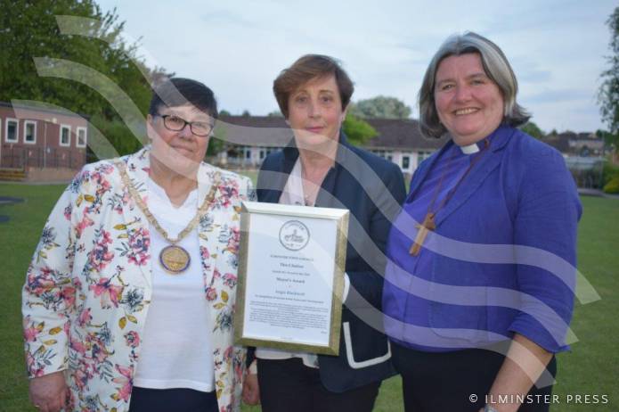 ILMINSTER NEWS: Florist Angie Blackwell left gobsmacked at Mayor’s Award