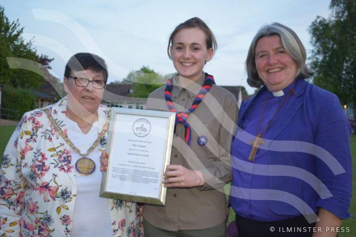 ILMINSTER NEWS: Emily Lancaster wins Bradley Cullen Youth Award