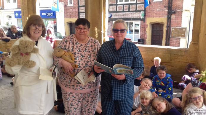 ILMINSTER NEWS: Pyjamas and reading go together well – whatever your age!