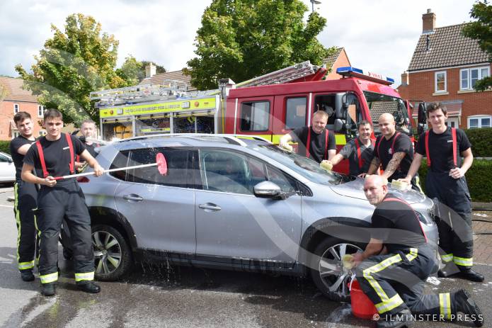 ILMINSTER NEWS: Firefighters scrub up well