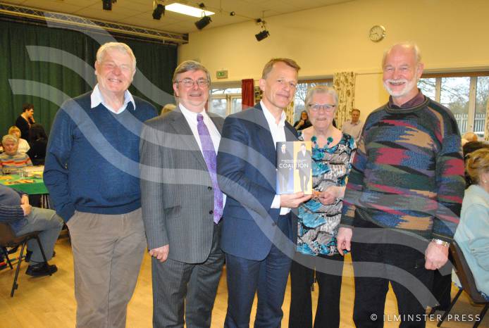 ILMINSTER AREA NEWS: Coalition book signing with former MP David Laws
