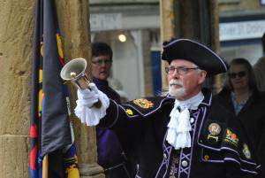 Ilminster town criers competition - May 7, 2016: Town criers from far and wide came to Ilminster to shout all about it in a competition. Photo 1