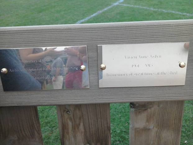 ILMINSTER NEWS: Memorial bench unveiled at Recreation Ground Photo 2