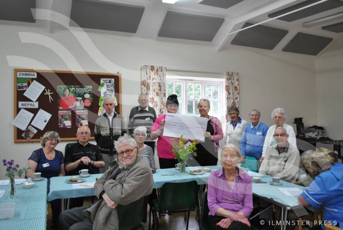 ILMINSTER NEWS: Memory Café receives its share of the Queen’s street party funds