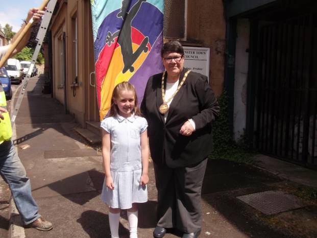 ILMINSTER NEWS: Chloe’s waving the flag for town council