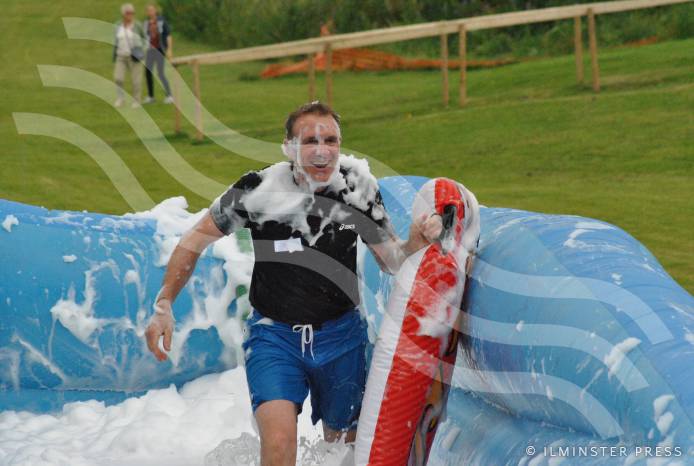 ILMINSTER NEWS: Giant water slide makes a splash for new Archie Gooch Pavilion