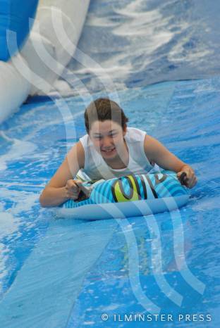 ILMINSTER NEWS: Giant water slide makes a splash for new Archie Gooch Pavilion
