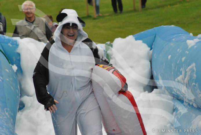 ILMINSTER NEWS: Giant water slide makes a splash for new Archie Gooch Pavilion