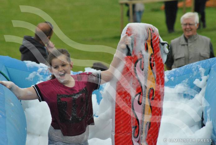 ILMINSTER NEWS: Giant water slide makes a splash for new Archie Gooch Pavilion