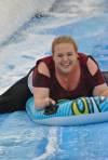 Ilminster Town FC fun day Part 9 – July 9, 2016:: A giant water slide was the star attraction at a family fun day held to celebrate Ilminster Town Football Club’s new Archie Gooch Pavilion headquarters in Britten’s Field. Photo 10