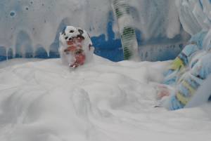 Ilminster Town FC fun day Part 9 – July 9, 2016:: A giant water slide was the star attraction at a family fun day held to celebrate Ilminster Town Football Club’s new Archie Gooch Pavilion headquarters in Britten’s Field. Photo 27