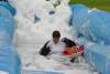 Ilminster Town FC fun day Part 15 – July 9, 2016: A giant water slide was the star attraction at a family fun day held to celebrate Ilminster Town Football Club’s new Archie Gooch Pavilion headquarters in Britten’s Field. Photo 1