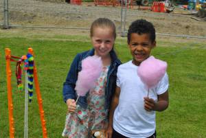 Ilminster Town FC fun day Part 24 – July 9, 2016: A giant water slide was the star attraction at a family fun day held to celebrate Ilminster Town Football Club’s new Archie Gooch Pavilion headquarters in Britten’s Field. Photo 10