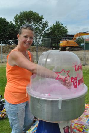 Ilminster Town FC fun day Part 24 – July 9, 2016: A giant water slide was the star attraction at a family fun day held to celebrate Ilminster Town Football Club’s new Archie Gooch Pavilion headquarters in Britten’s Field. Photo 13