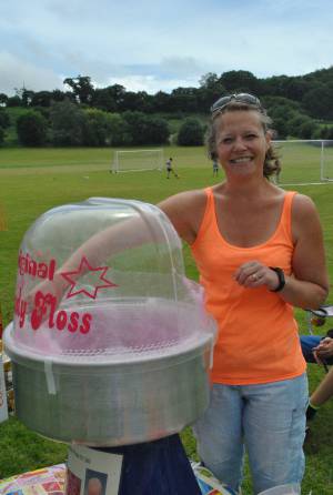 Ilminster Town FC fun day Part 24 – July 9, 2016: A giant water slide was the star attraction at a family fun day held to celebrate Ilminster Town Football Club’s new Archie Gooch Pavilion headquarters in Britten’s Field. Photo 14