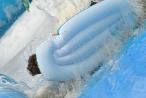 Ilminster Town FC fun day Part 25 – July 9, 2016: A giant water slide was the star attraction at a family fun day held to celebrate Ilminster Town Football Club’s new Archie Gooch Pavilion headquarters in Britten’s Field. Photo 6