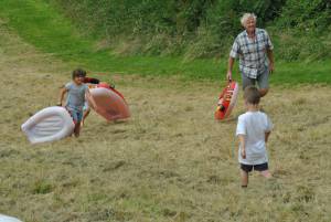 Ilminster Town FC fun day Part 29 – July 9, 2016: A giant water slide was the star attraction at a family fun day held to celebrate Ilminster Town Football Club’s new Archie Gooch Pavilion headquarters in Britten’s Field. Photo 12