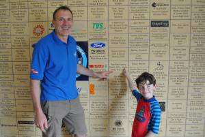 Ilminster Town FC fun day Part 30 – July 9, 2016: A giant water slide was the star attraction at a family fun day held to celebrate Ilminster Town Football Club’s new Archie Gooch Pavilion headquarters in Britten’s Field. Photo 1