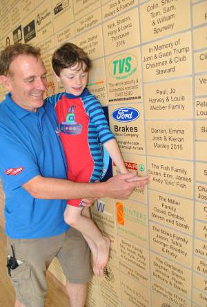 Ilminster Town FC fun day Part 30 – July 9, 2016: A giant water slide was the star attraction at a family fun day held to celebrate Ilminster Town Football Club’s new Archie Gooch Pavilion headquarters in Britten’s Field. Photo 3