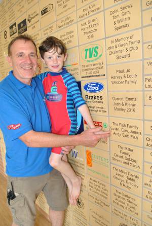 Ilminster Town FC fun day Part 30 – July 9, 2016: A giant water slide was the star attraction at a family fun day held to celebrate Ilminster Town Football Club’s new Archie Gooch Pavilion headquarters in Britten’s Field. Photo 4