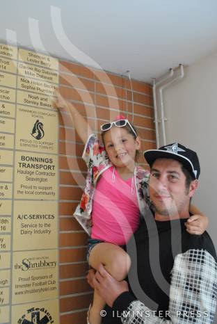 ILMINSTER NEWS: Sponsors wall proves big attraction at Archie Gooch Pavilion