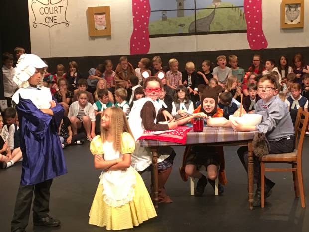 SCHOOL NEWS: Little Bear gets his porridge at the Warehouse Theatre