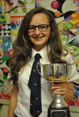 Swanmead School celebration of achievement Pt 3 – July 18, 2016: Main award winners at Swanmead School’s Celebration of Achievement Evening in Ilminster. Erin Male - winner of the MP Citizenship Award.