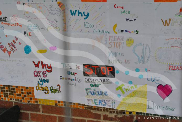 ILMINSTER NEWS: Children tell yobs - stop vandalising our play area! Photo 7